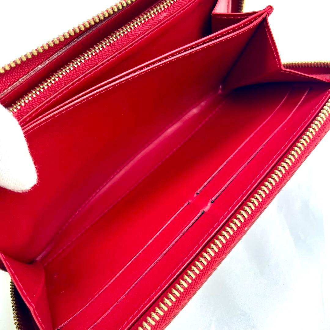 ルイヴィトン ヴェルニ ジッピーウォレット ローズアンディアン 長財布