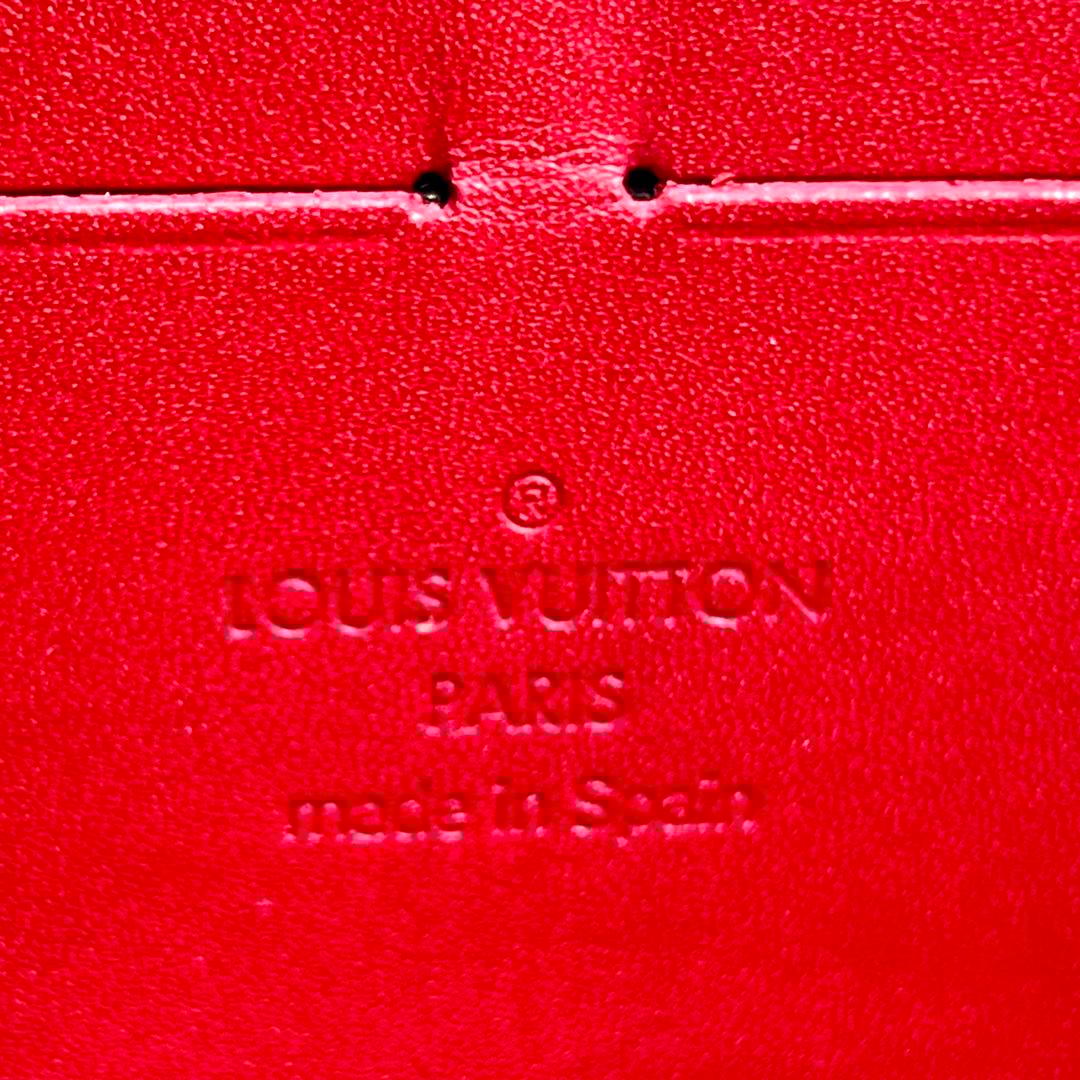 ルイヴィトン ヴェルニ ジッピーウォレット ローズアンディアン 長財布