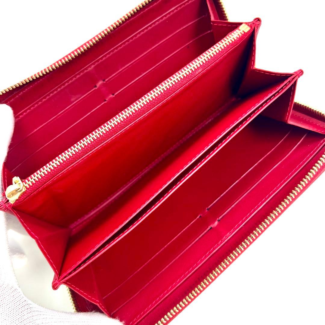 ルイヴィトン ヴェルニ ジッピーウォレット ローズアンディアン 長財布