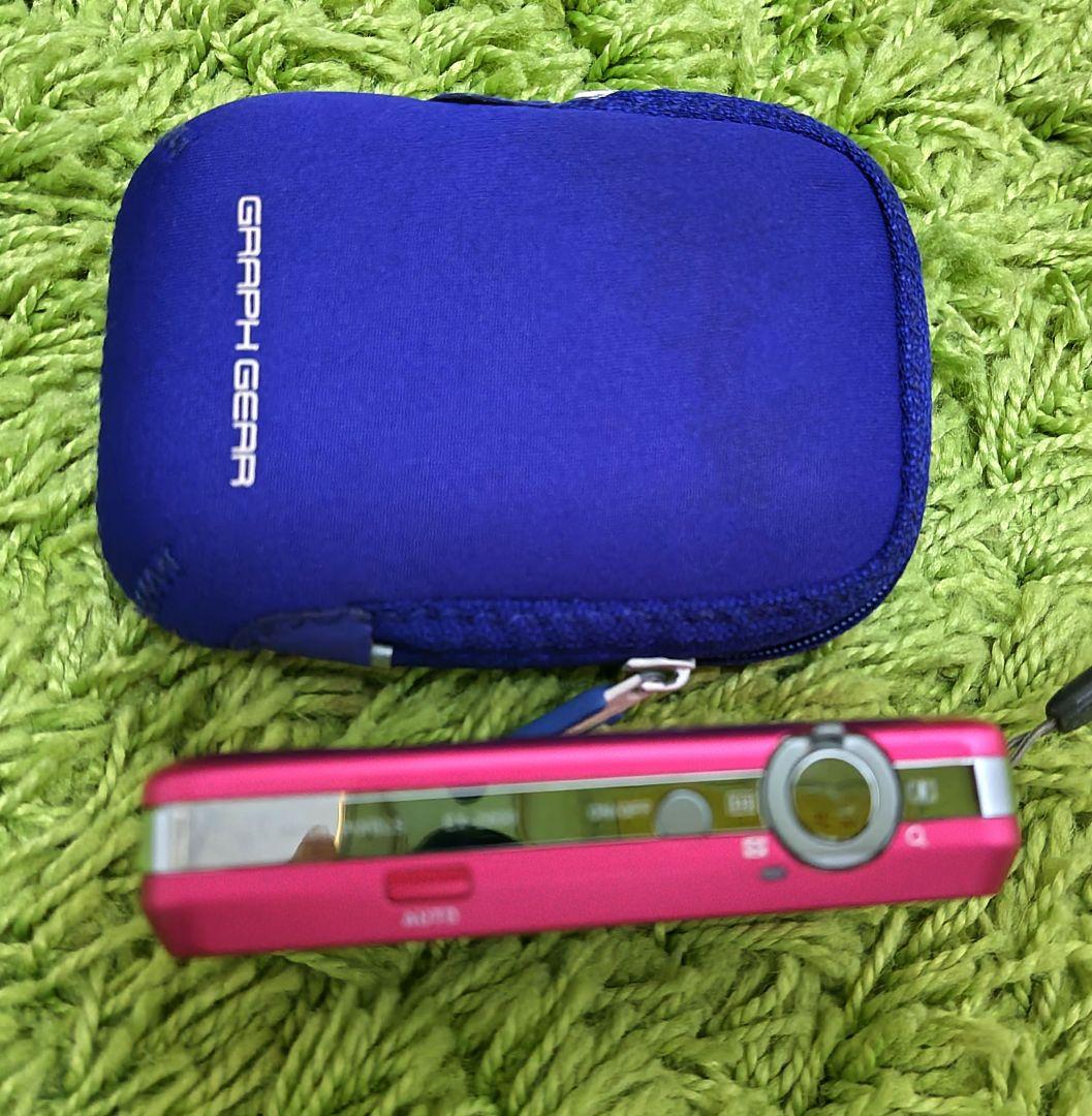 【美品】CASIO EXILIM デジカメ ピンク 動作確認済み ケ−ス付き