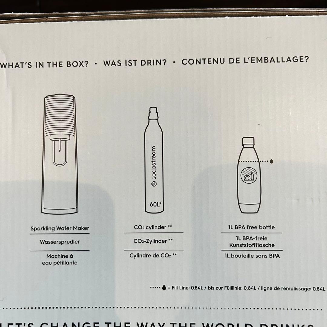 SodaStream TERRA ソーダストリーム テラ ガスシリンダー追加2本