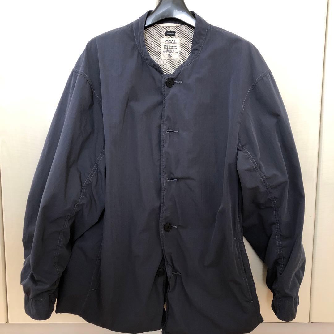 nanamica バンドカラージャケット navy S