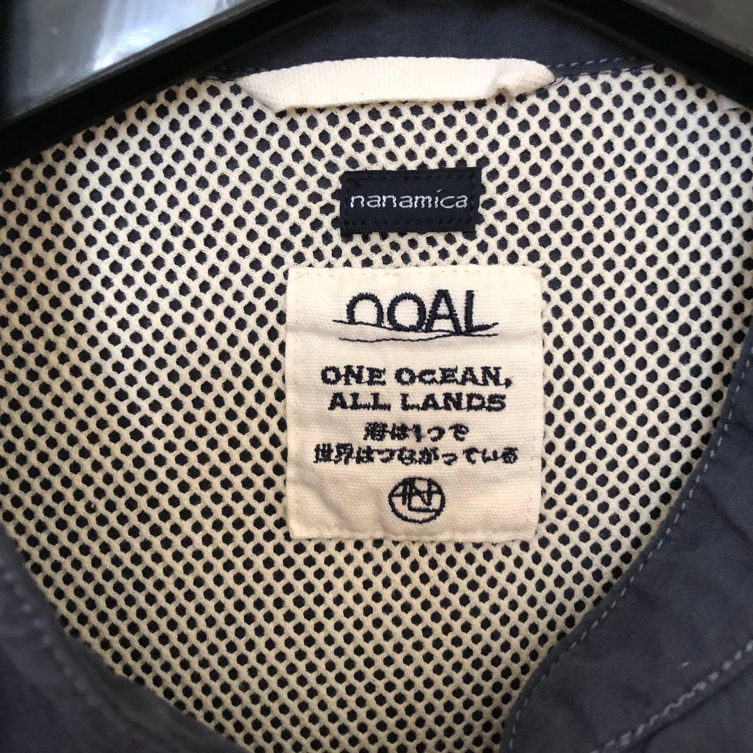 nanamica バンドカラージャケット navy S