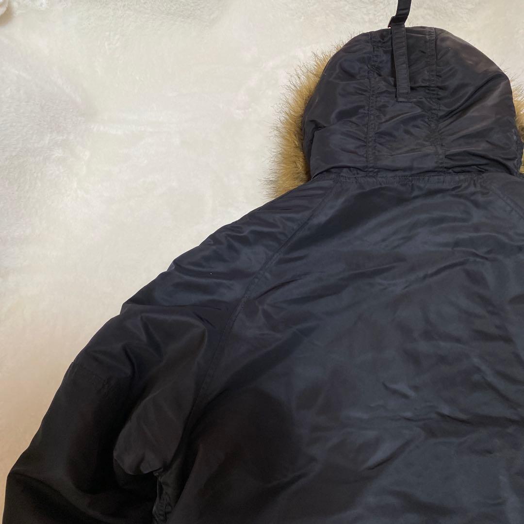 ALPHA INDUSTRIES N-3B フライトジャケット 黒 XL