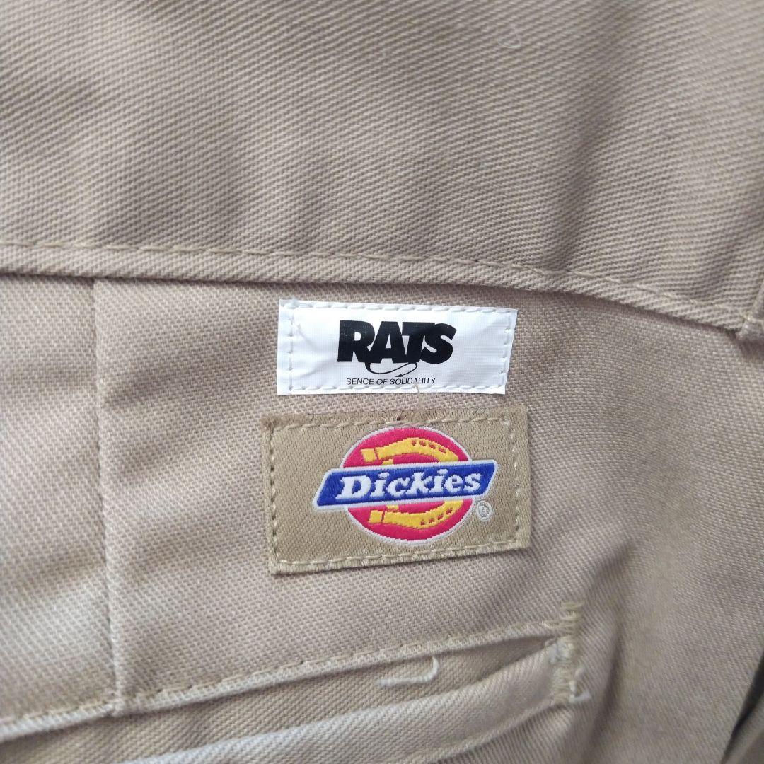 試着程度　美品　Rats x dickies ベージュ チノパン 36x32