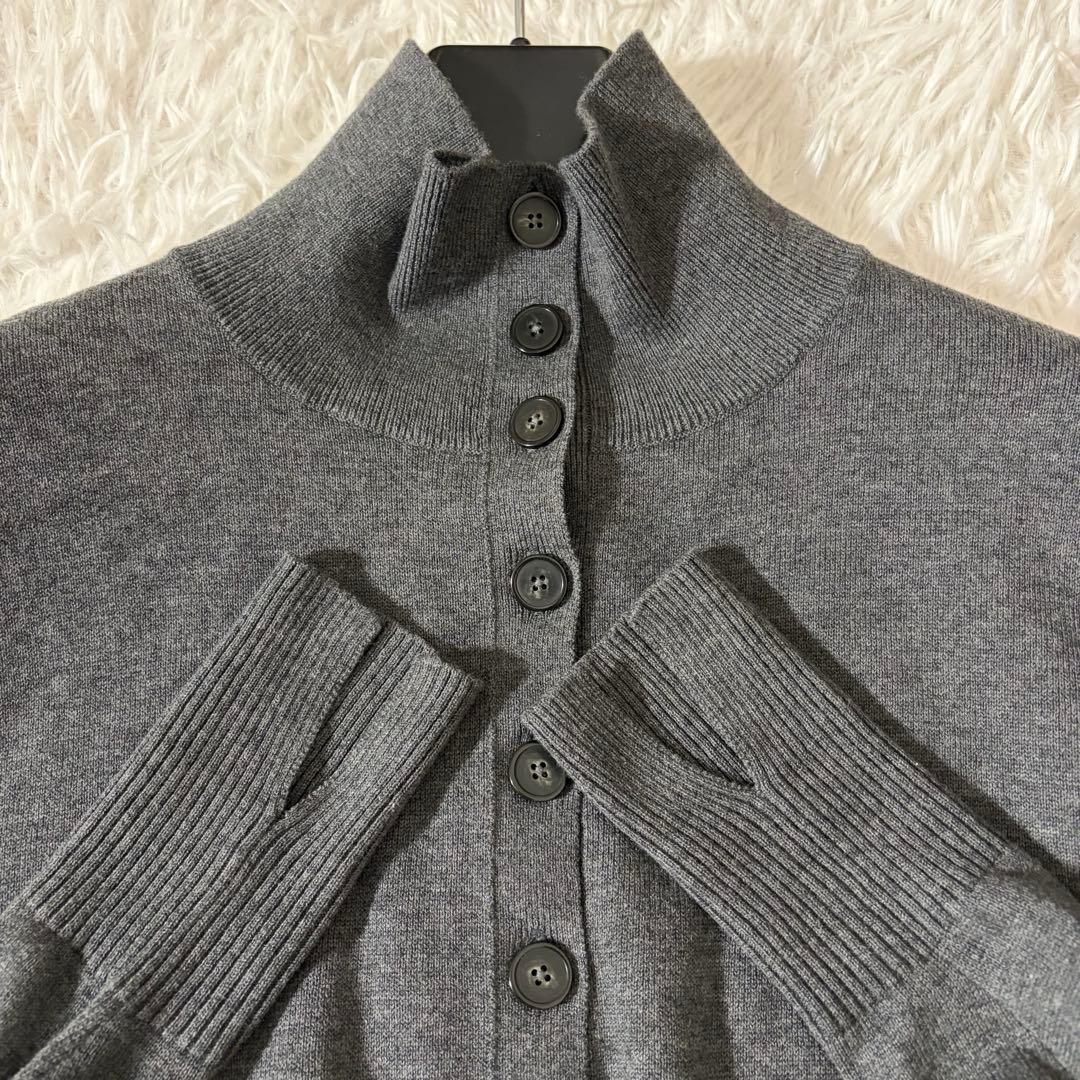 極美品 ガリャルダガランテ 25AW ニットタートルワンピース 前後2way