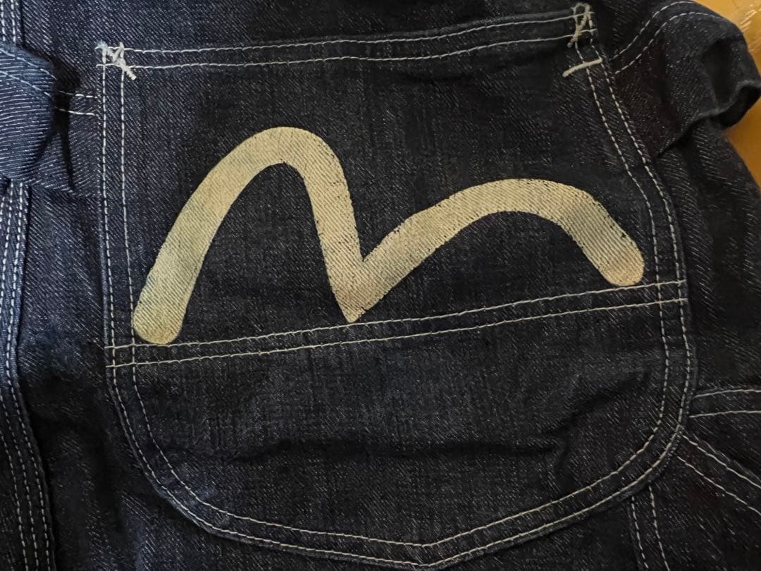 ★希少★EVISU エヴィス カンガルー デニムオーバーオール 32