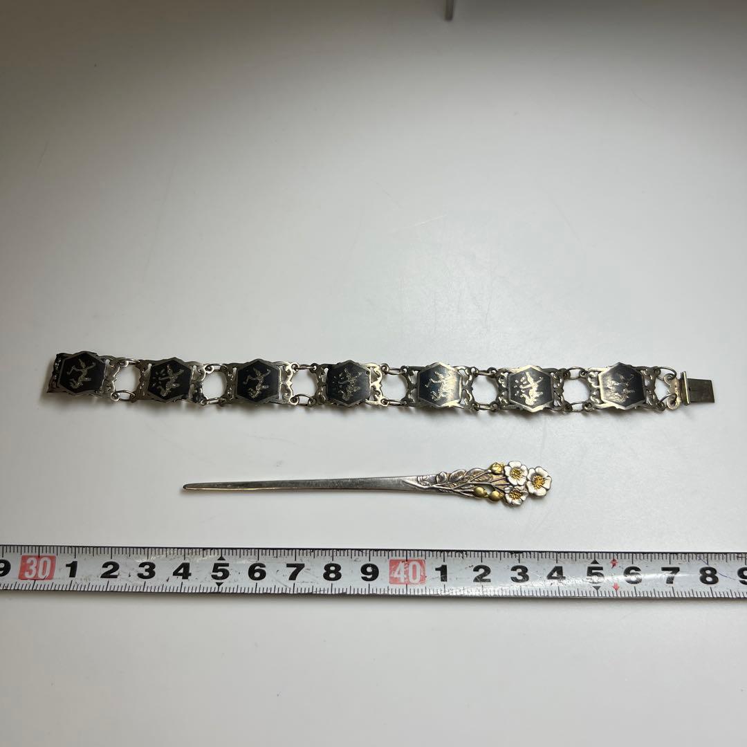 Sterling silver 銀製アクセサリー46g 東Y7-0812⭐︎2F