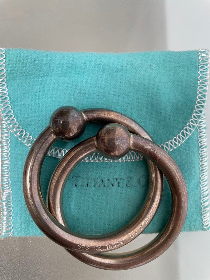 ティファニー　ベビーラトル　シルバー　赤ちゃん　にぎにぎ