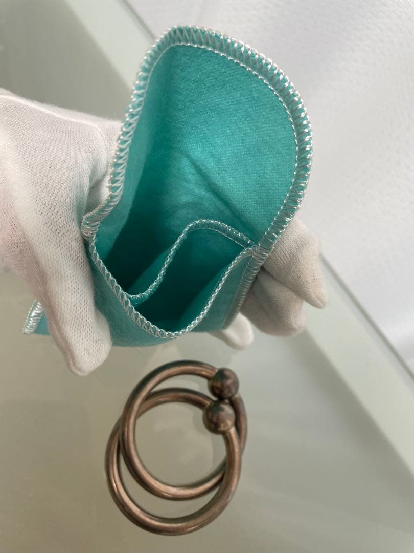 ティファニー　ベビーラトル　シルバー　赤ちゃん　にぎにぎ