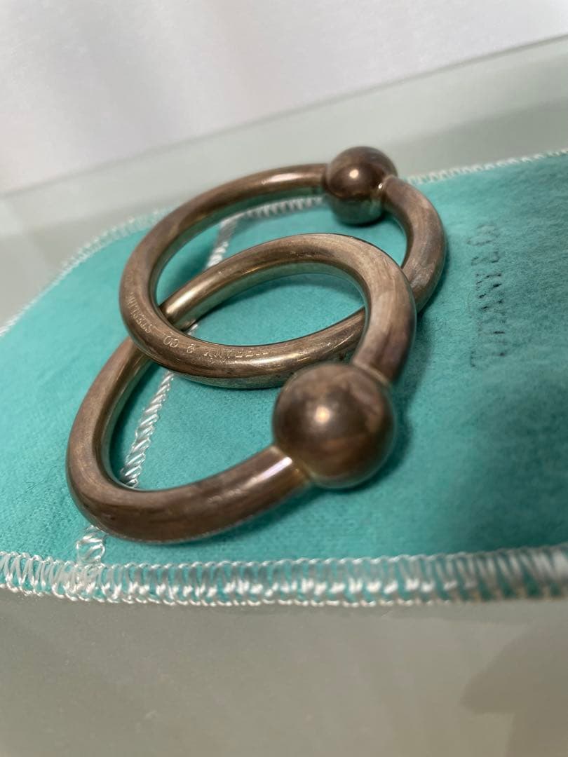 ティファニー　ベビーラトル　シルバー　赤ちゃん　にぎにぎ