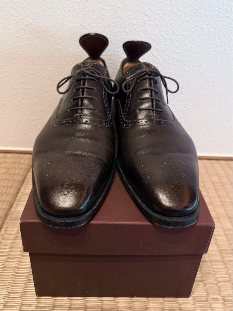 Enzo Bonafe 9.5 Dark Brown 付属品完備