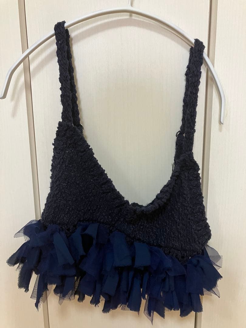 美品☆メニーリボンニットビスチェ☆J1U by LA BELLE ETUDE