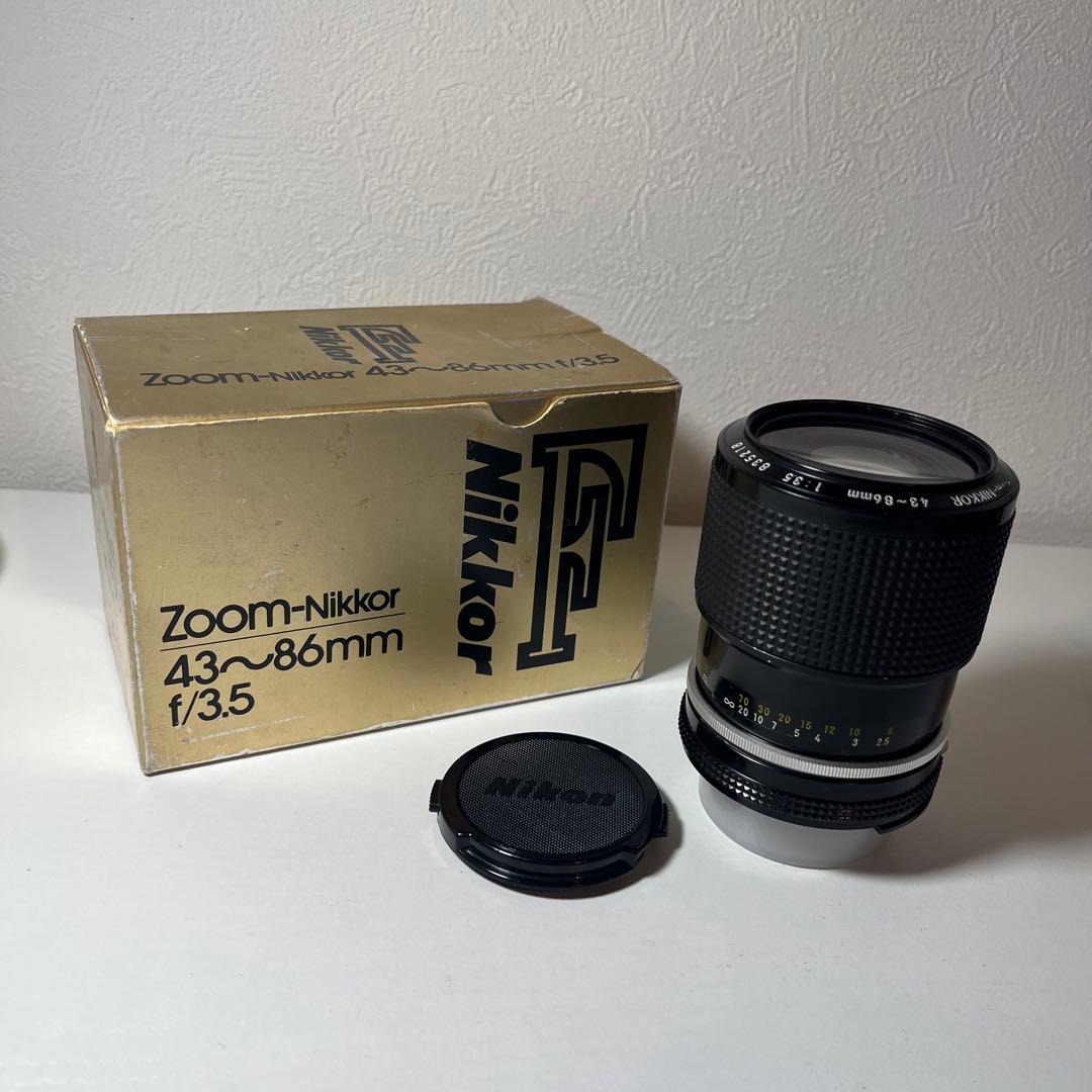 【動作品】Nikonフィルムカメラ＋レンズセット