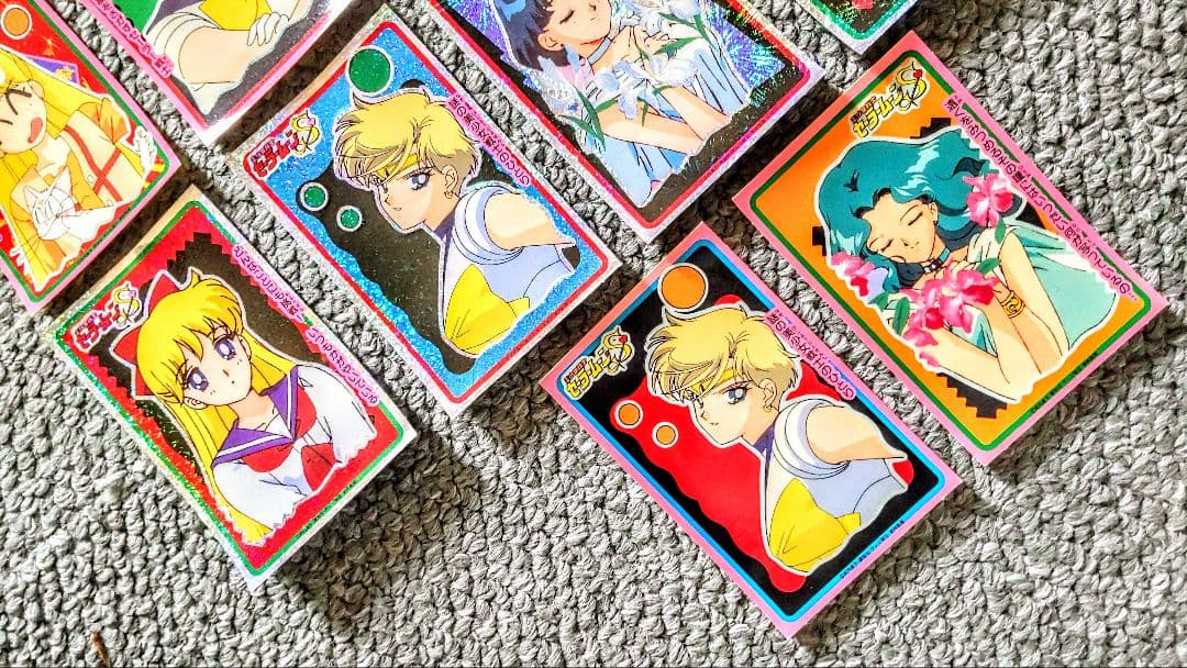 SailorMoonCardセーラームーン トレーディングカードシール17枚