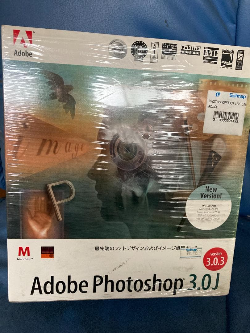 【完品・美品】Adobe Photoshop 3.0J Mac版 日本語版