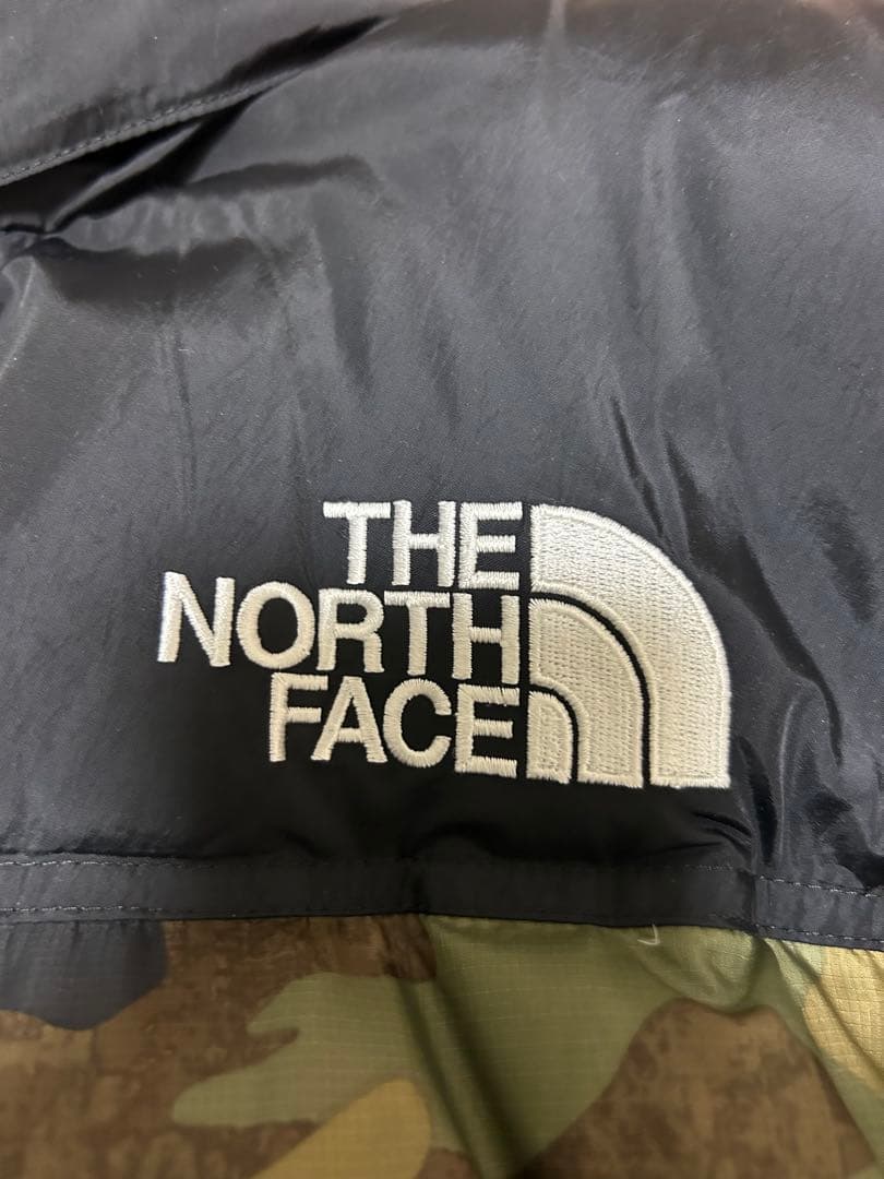 【美品】THE NORTH FACE ノースフェイスヌプシダウンジャケット 迷彩