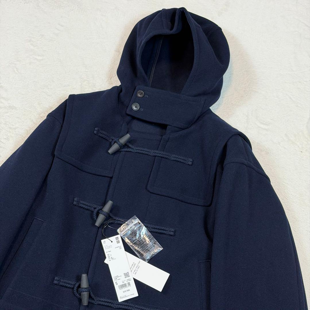 新品 ユニクロ ジルサンダー ウールオーバーサイズダッフルコート +J