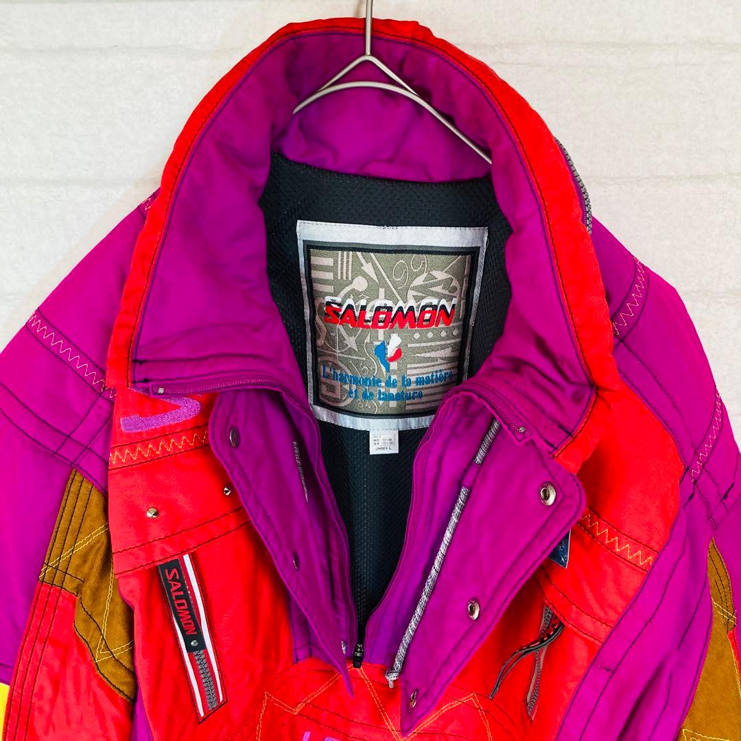 SALOMON ヴィンテージ スキーウェア スノーボード 上下 セットアップ