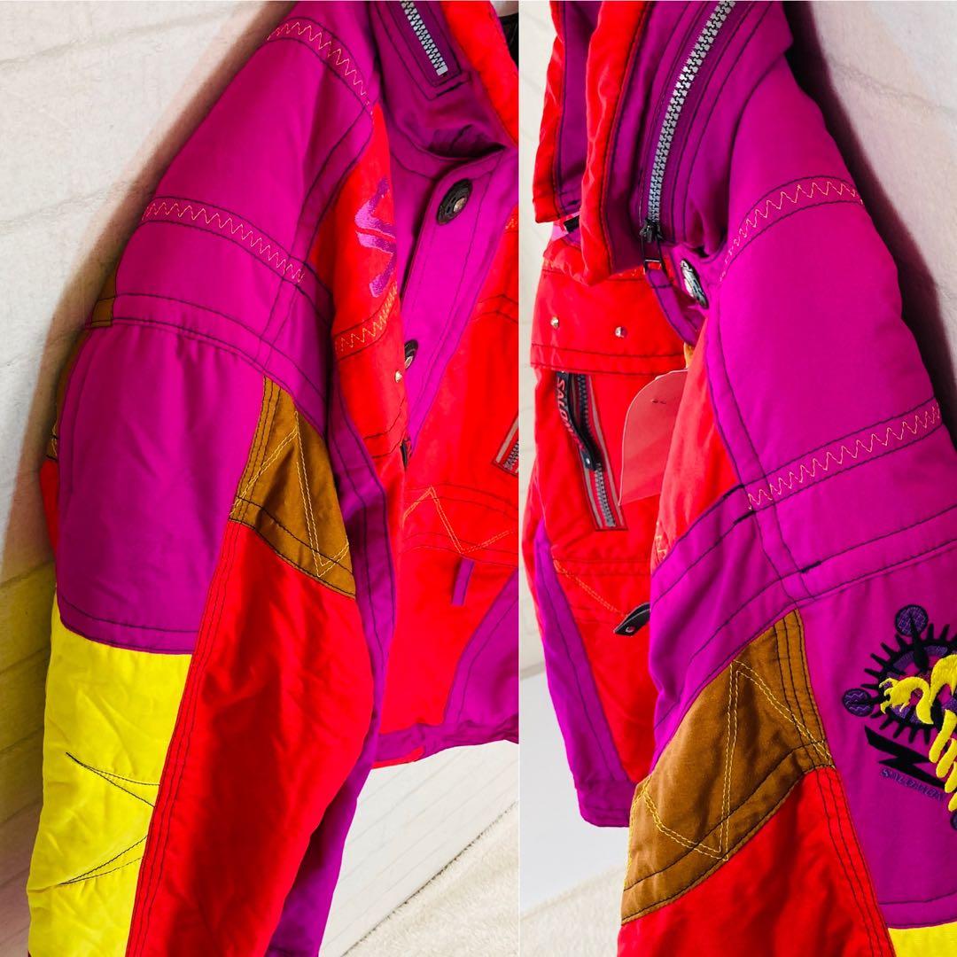 SALOMON ヴィンテージ スキーウェア スノーボード 上下 セットアップ