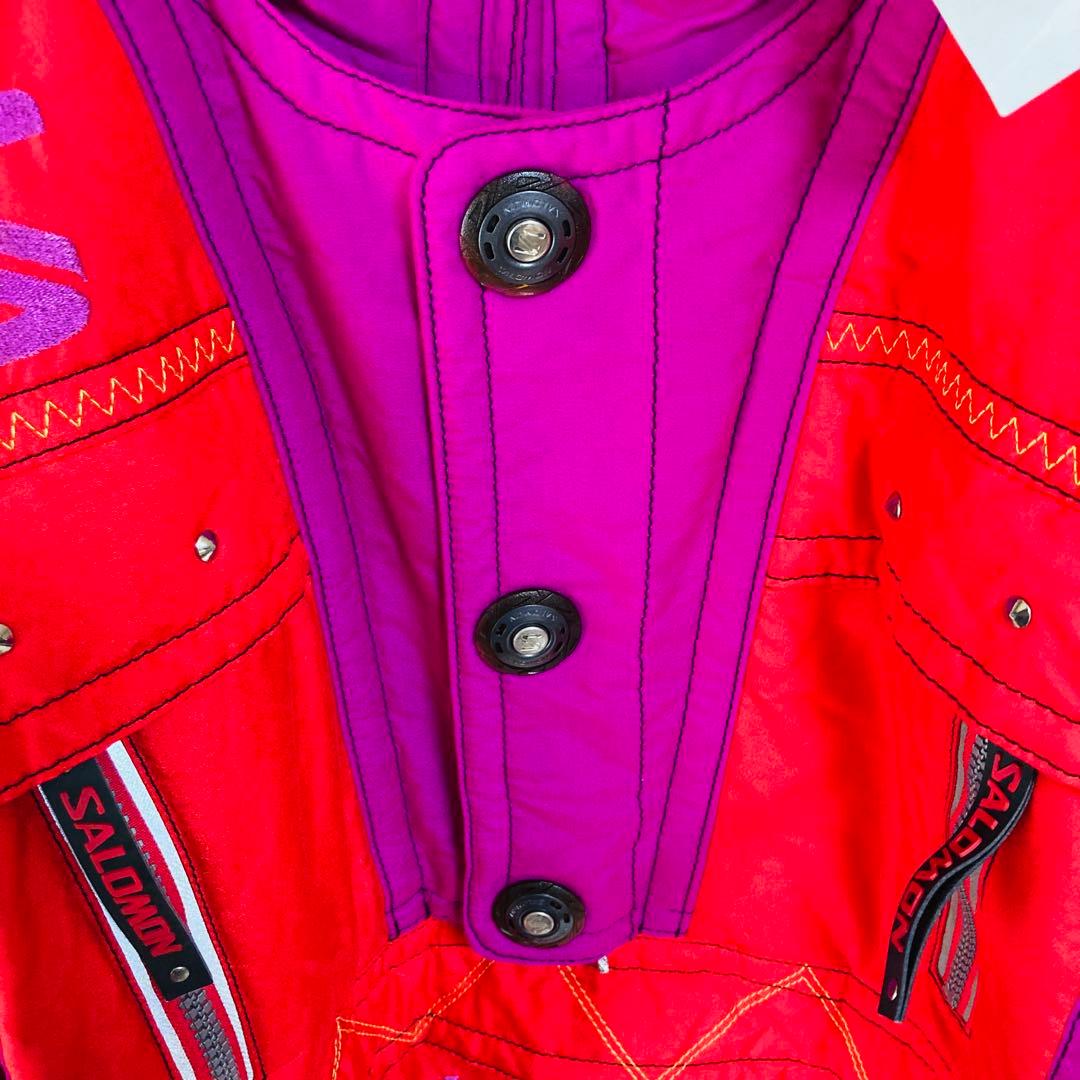 SALOMON ヴィンテージ スキーウェア スノーボード 上下 セットアップ