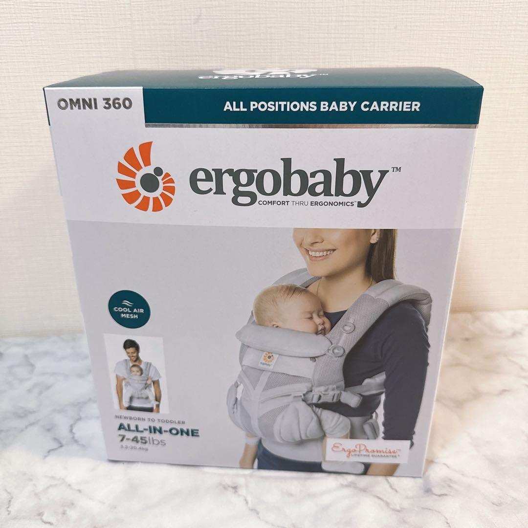 エルゴ 抱っこ紐 オムニ 360 クールエア メッシュ ベビーキャリア グレー