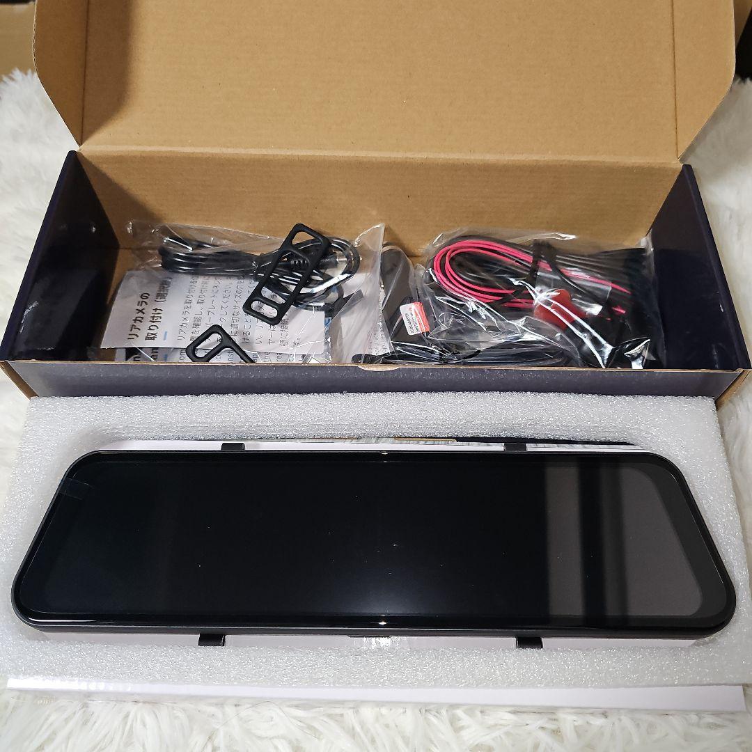 Android Auto対応 ミラー型 ドラレコ 4K 前後カメラ 12インチ