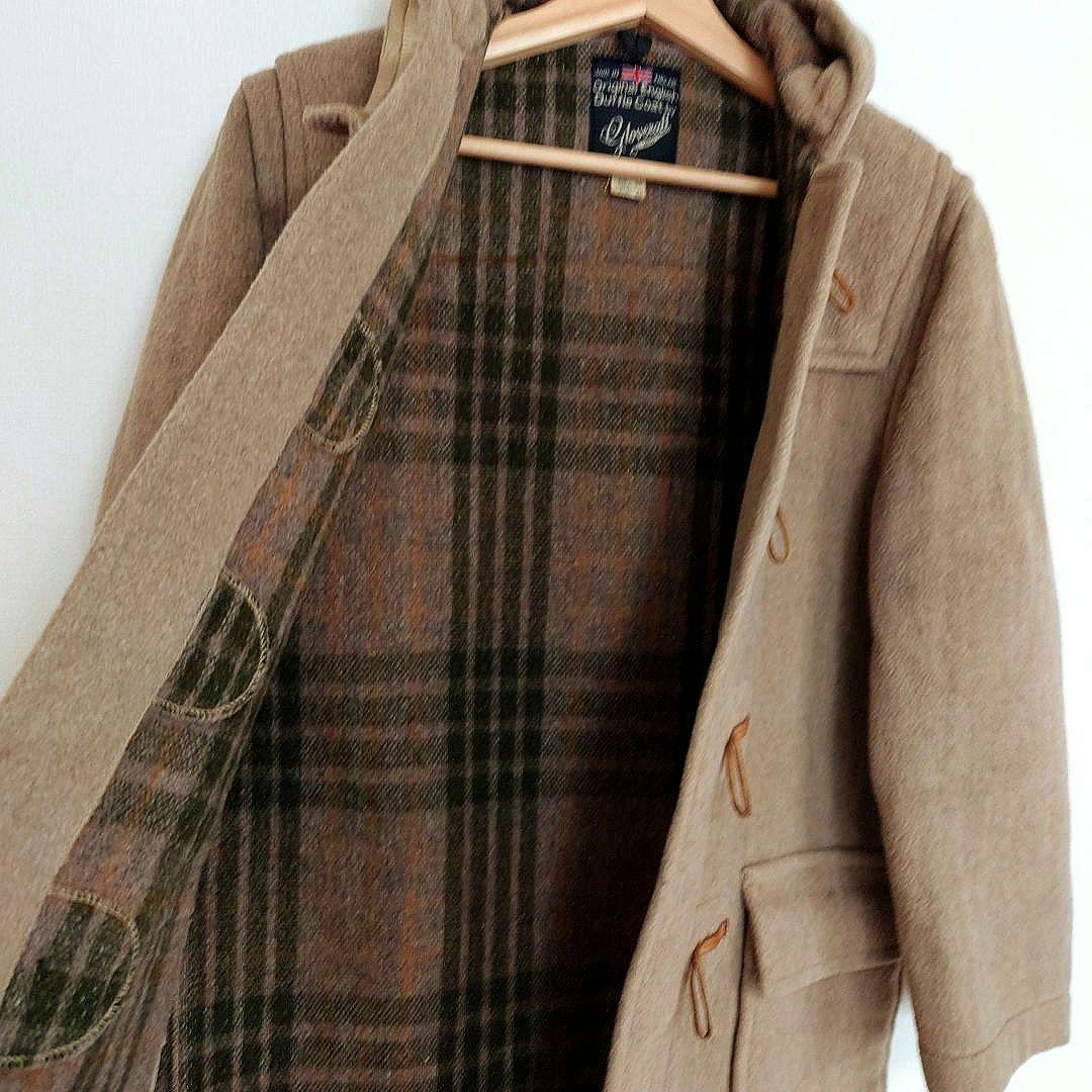 【ビンテージ　古着】GLOVERALL　メンズ　ダッフルコート　ベージュ　希少
