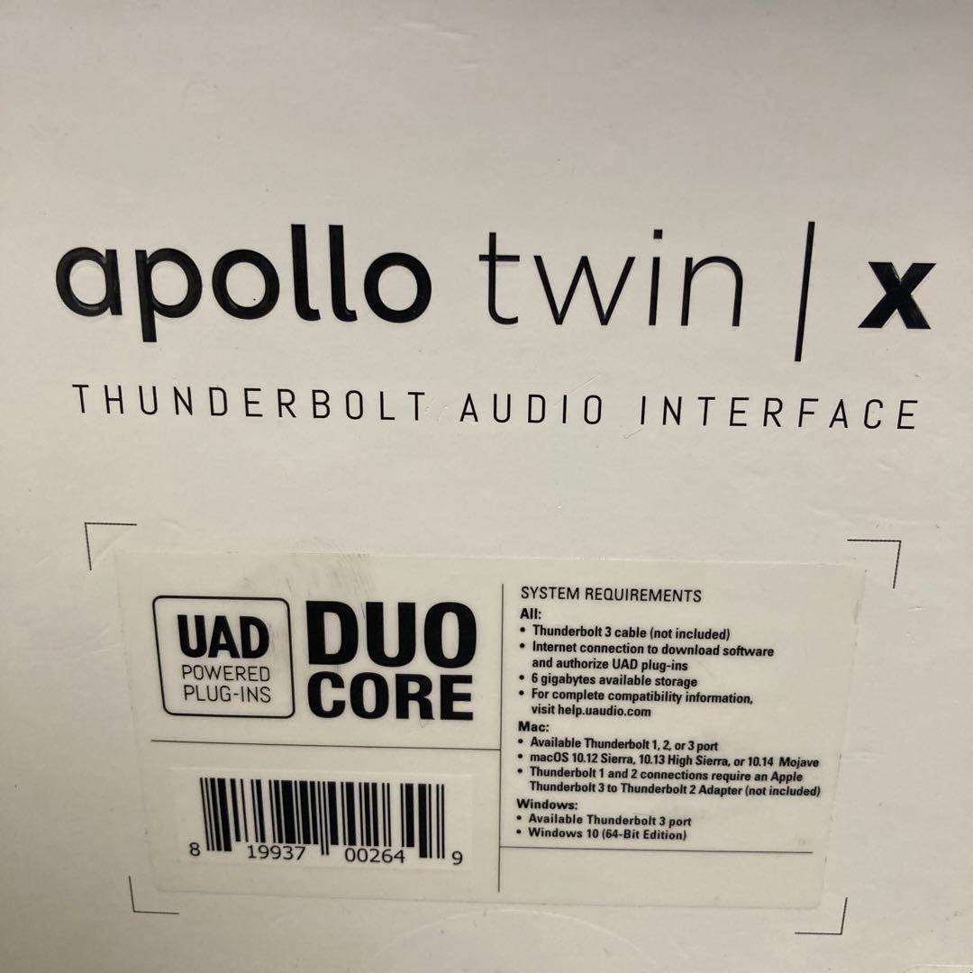 DTM・DAW Universal Audio Apollo Twin X Duo UAD
