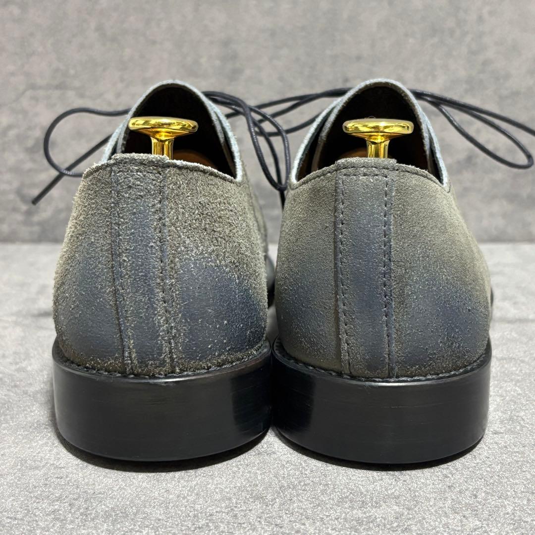 新品未使用　パドローネ　ダービーシューズ　スエード　グレー　本革　1938
