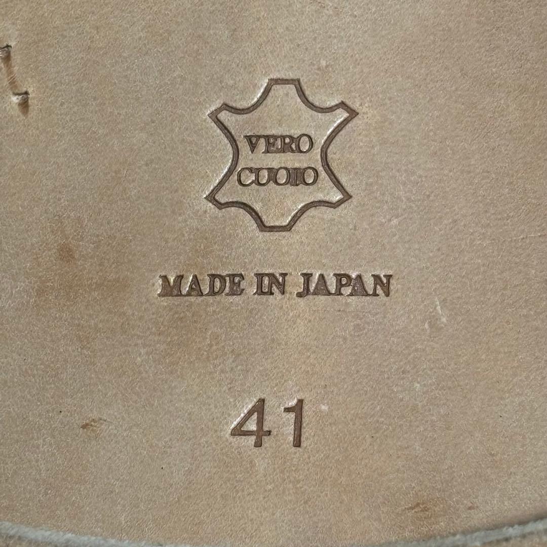 新品未使用　パドローネ　ダービーシューズ　スエード　グレー　本革　1938