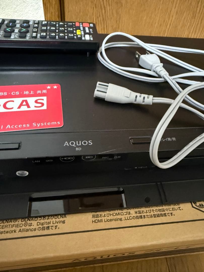 SHARP BD-NT2000 2TB ブルーレイレコーダー