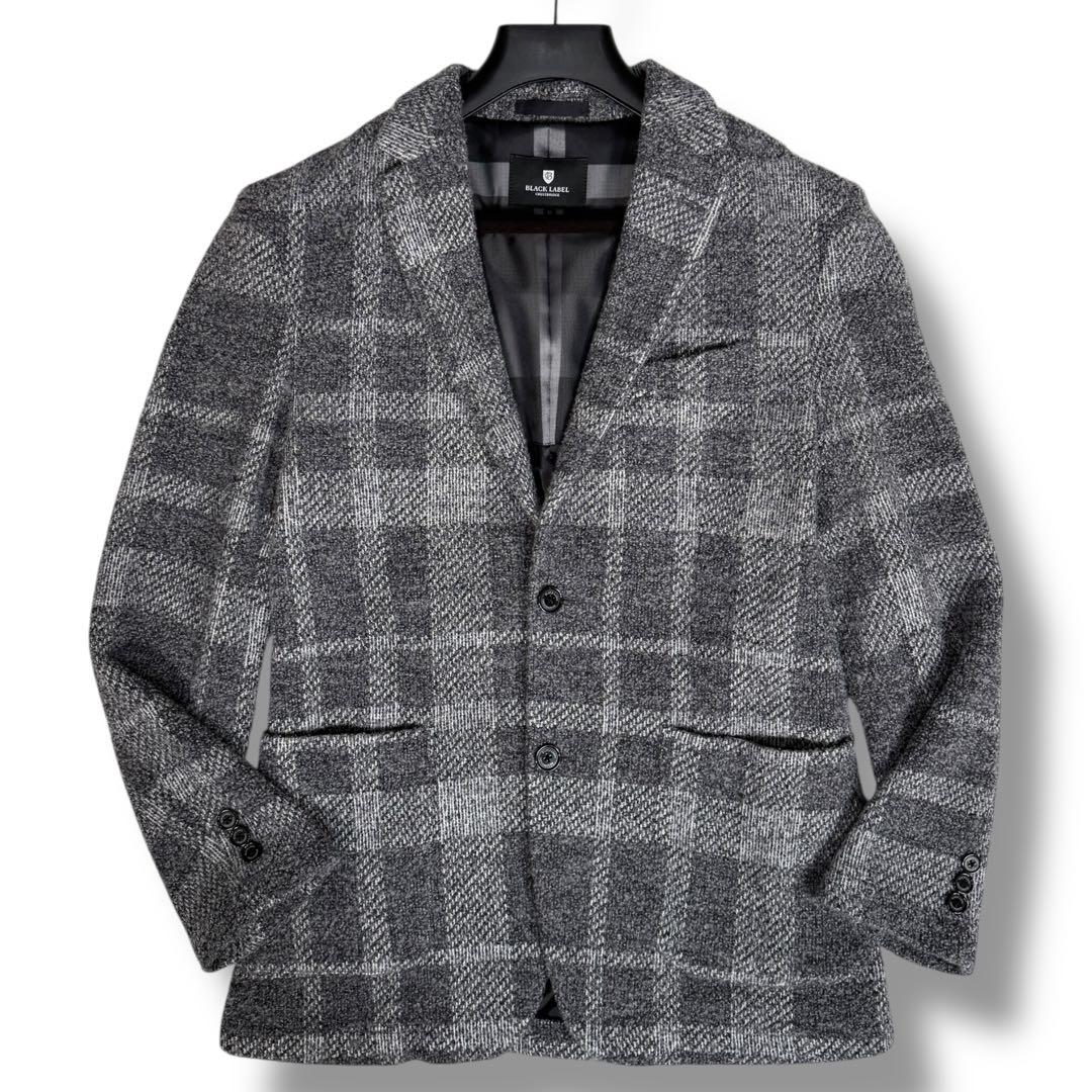 未使用級 ブラックレーベルクレストブリッジ CBチェック テーラードジャケット