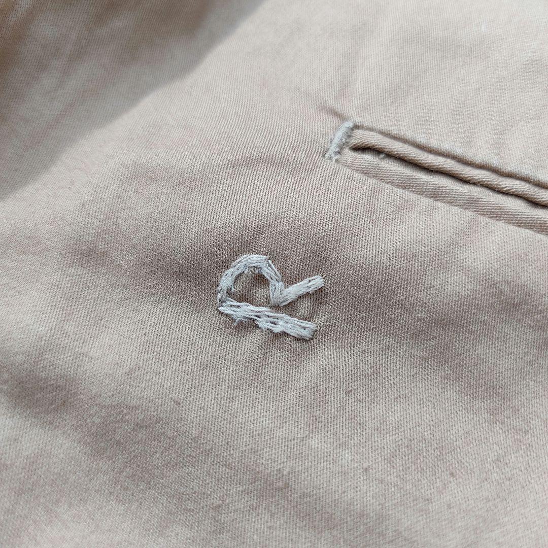 フォーティーファイブアール　チノパン ベージュ　刺繍　2
