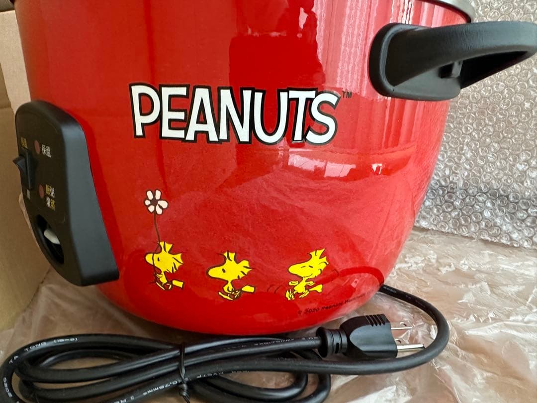 《値下げ》スヌーピー 炊飯器 赤（電鍋）
