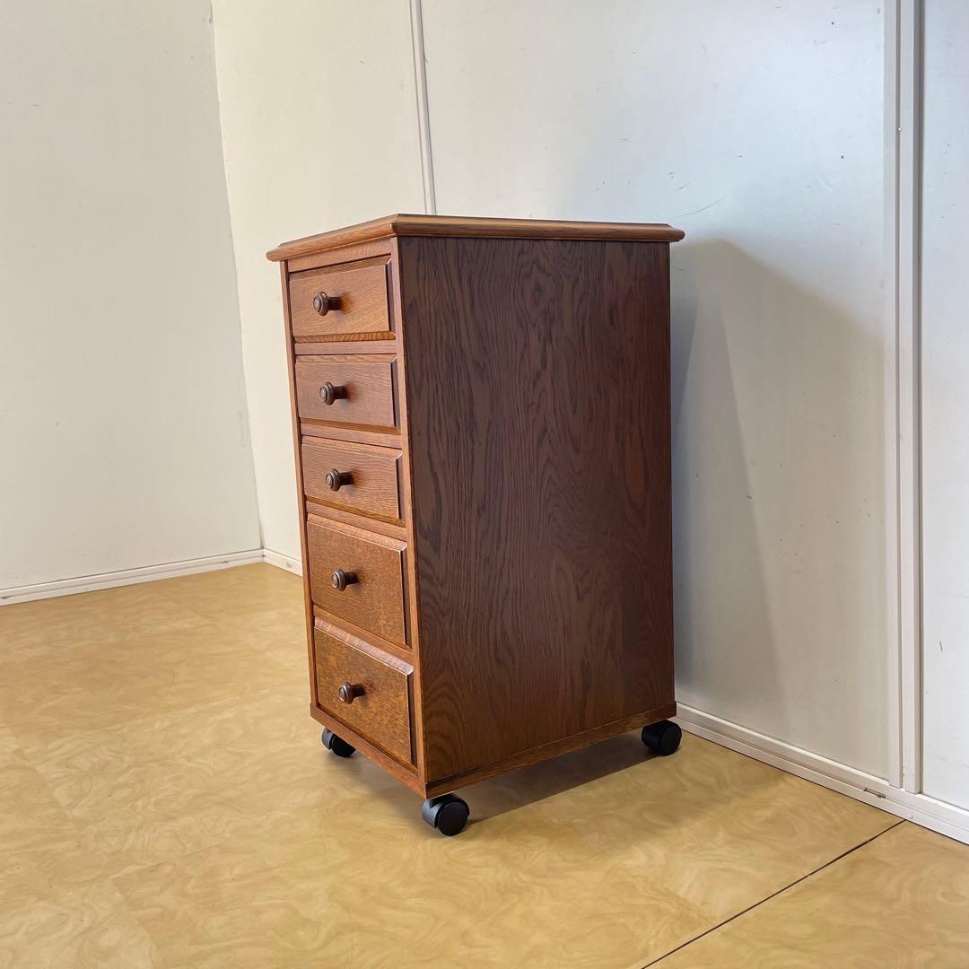 三越家具 カントリーハウス チェストワゴン 引き出し コンソール 台 ブルージュ