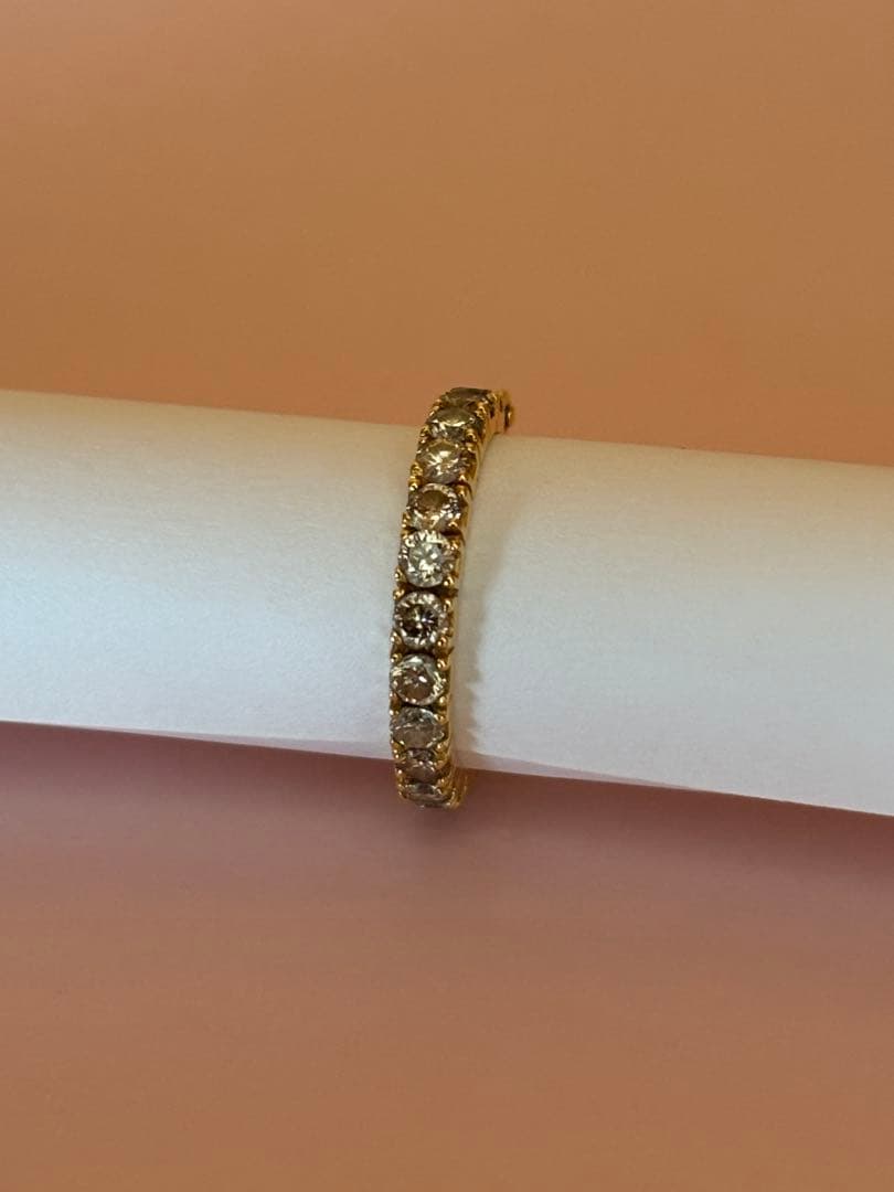 ダイヤモンド　フープピアス⭐️18K 0.5カラット　片耳