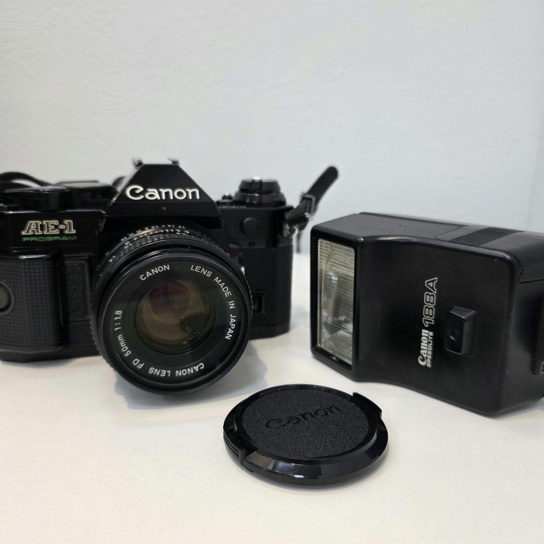 Canon AE-1 Program 35ミリカメラ 50mm 1:1.8レンズ