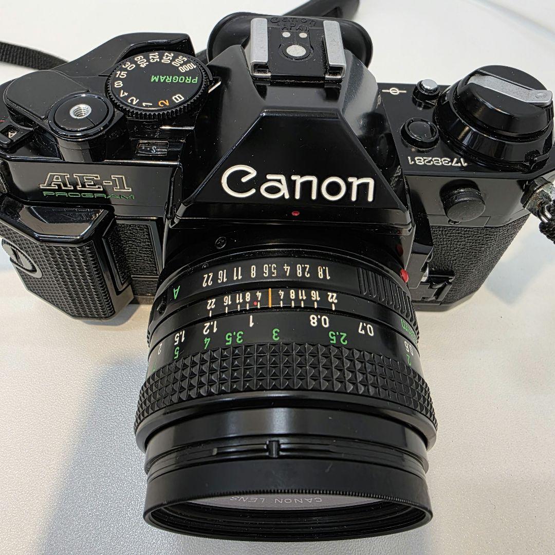 Canon AE-1 Program 35ミリカメラ 50mm 1:1.8レンズ