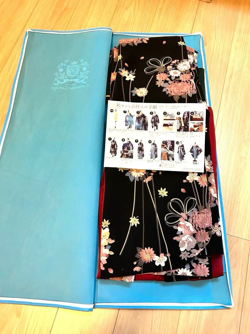 美品！ヘア飾り付き！キャサリンコテージ　簡単袴セット