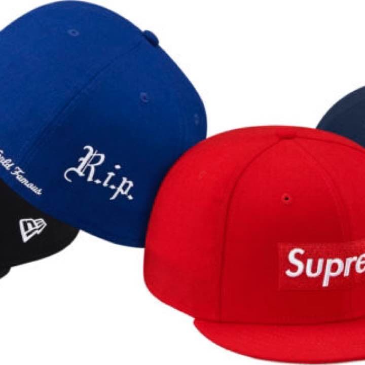 帽子 supreme - rip newera box logo