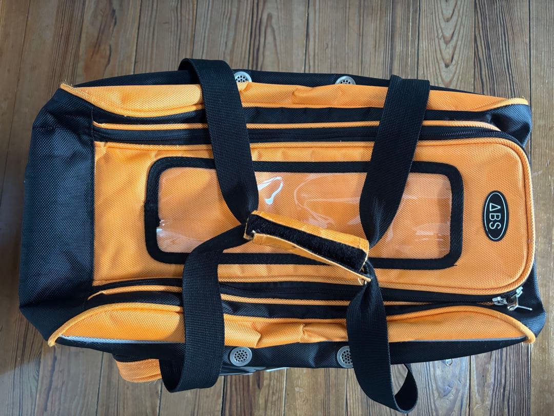 ABS PRO-am 2ボール用 ボウリングバッグ キャスター 2個入りバッグ