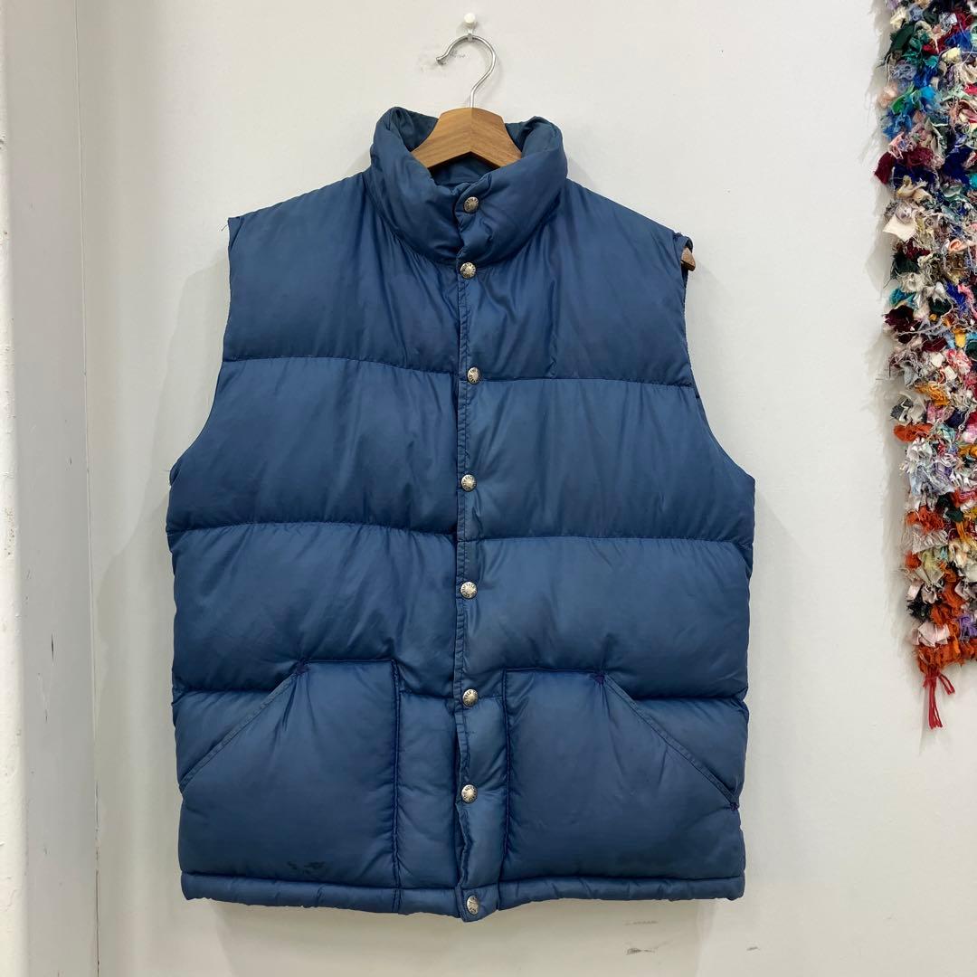 値下げ！早いもの勝ち70’sノースフェイスダウンベスト茶タグビンテージ