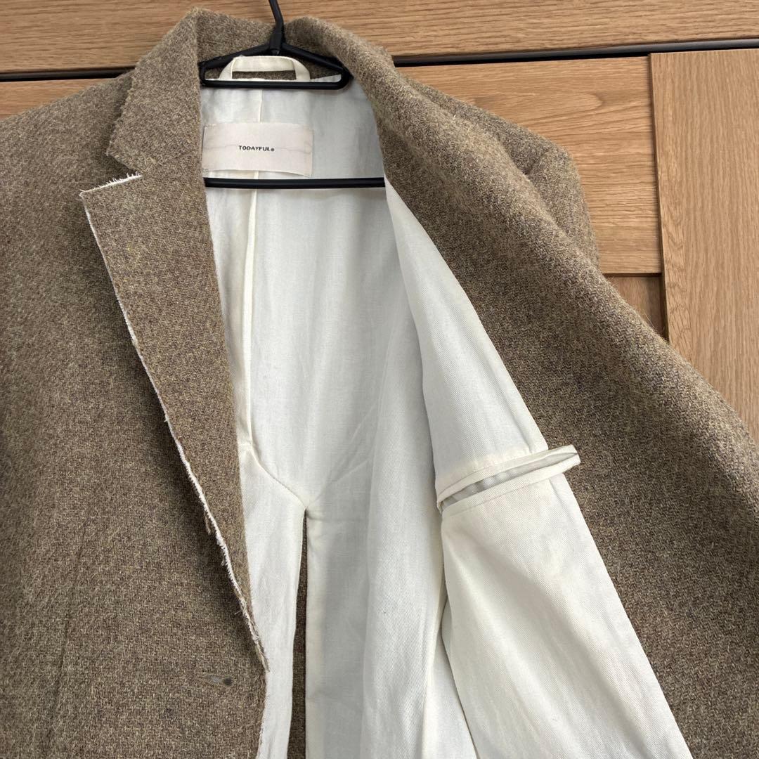 TODAYFUL カットオフウールジャケット　38