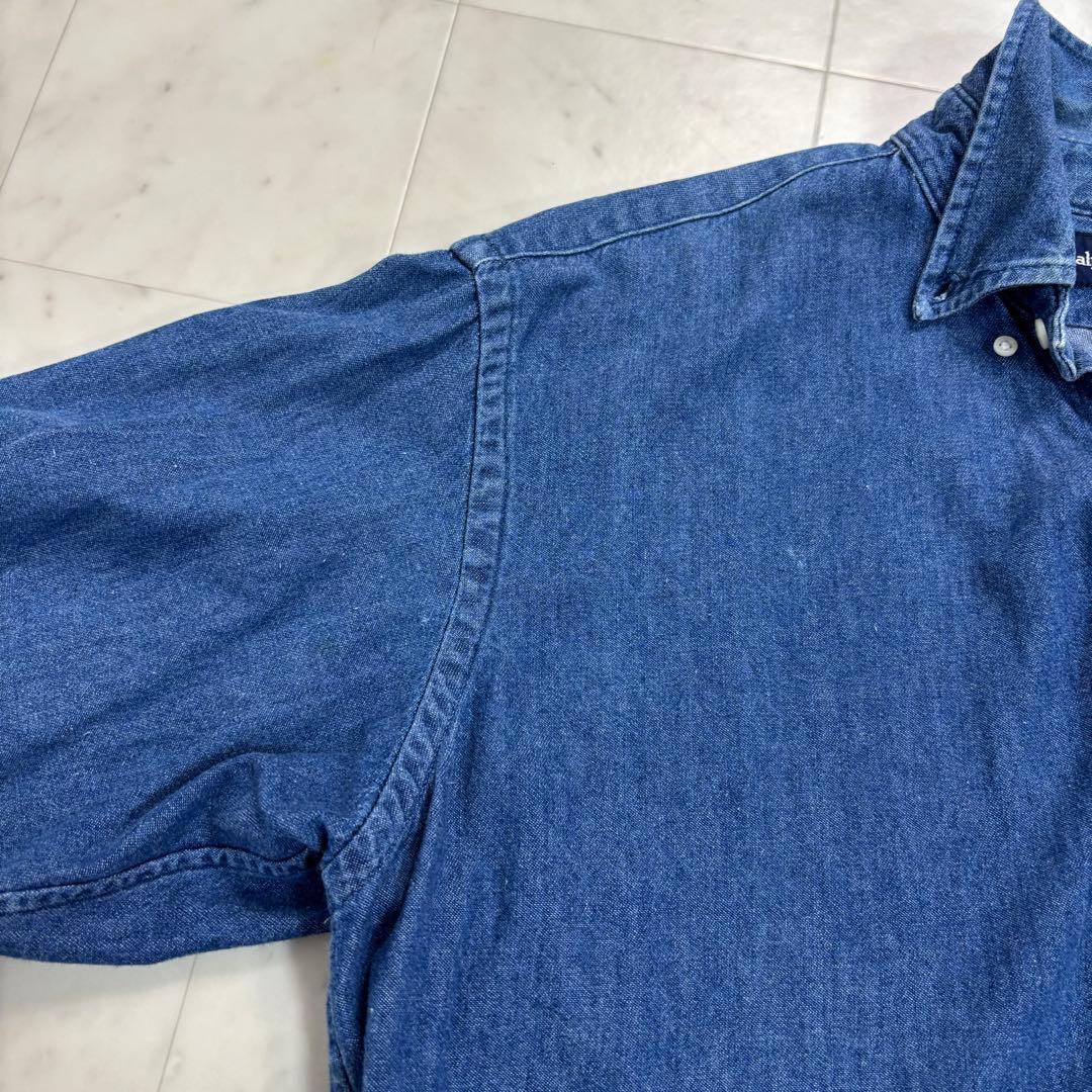 Mirka です★デニムシャツ オーバーサイズ チュニック ポニー刺繍