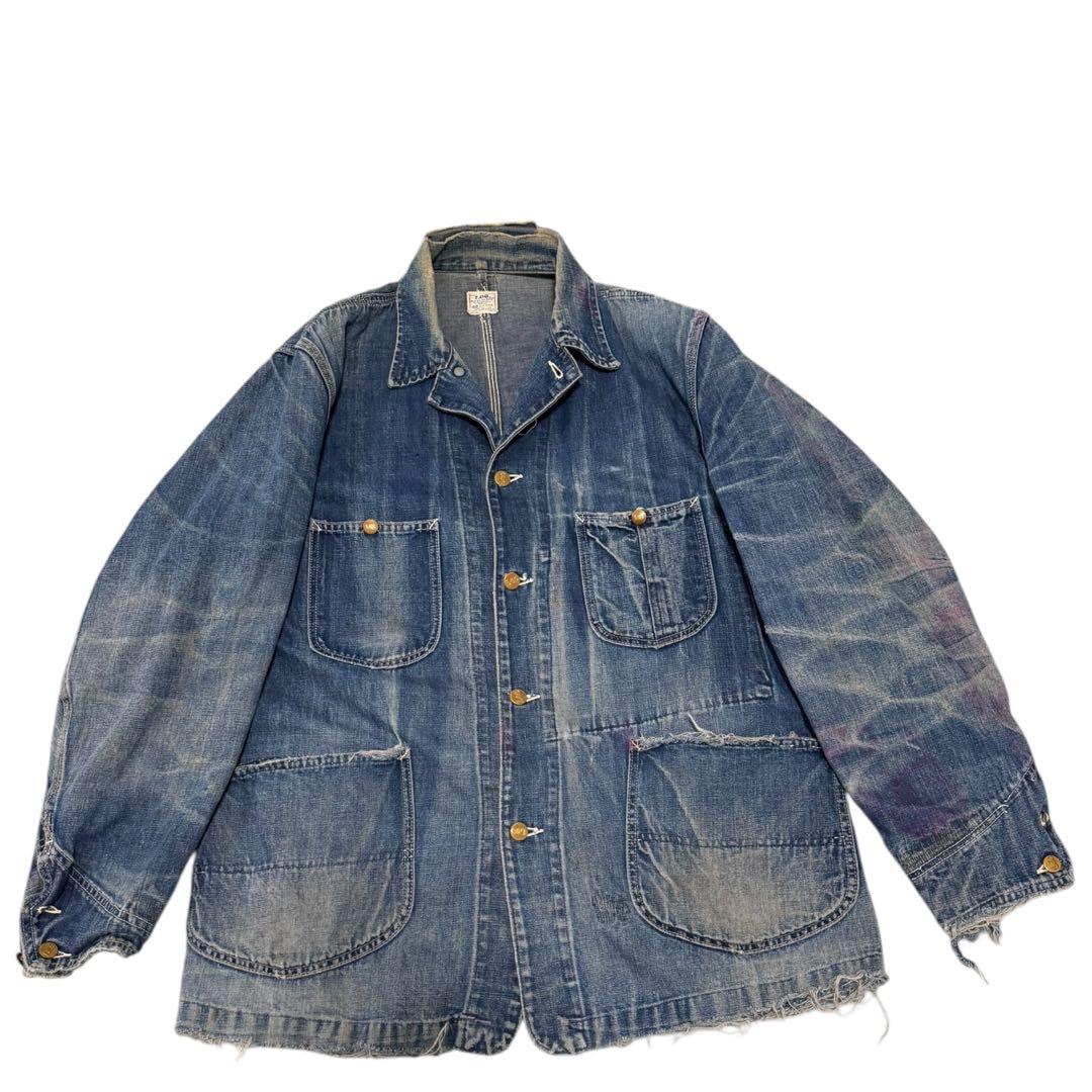 60s Lee 91-J カバーオール 42 USA製 JELT DENIM