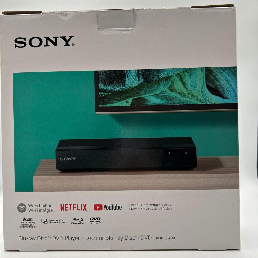 新品未使用　SONY BDP-S3700 Blu-ray　DVDプレーヤー