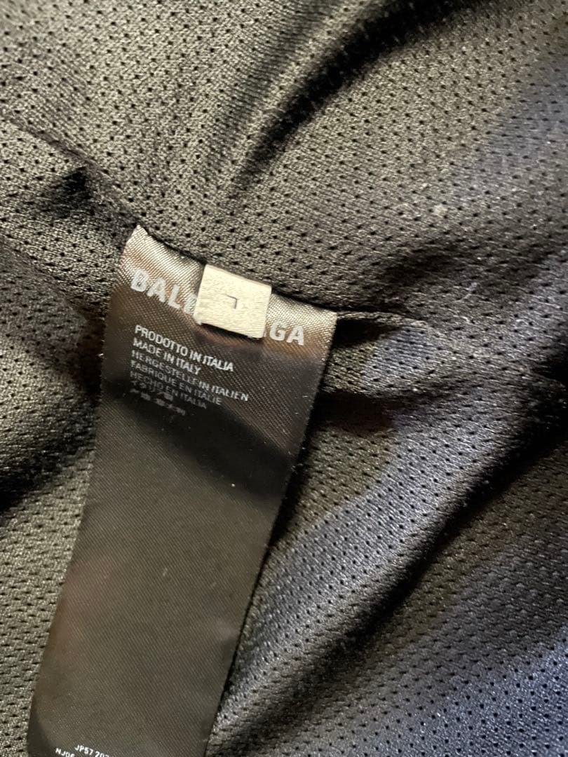 BALENCIAGA ジャケット デニム切り替えナイロン