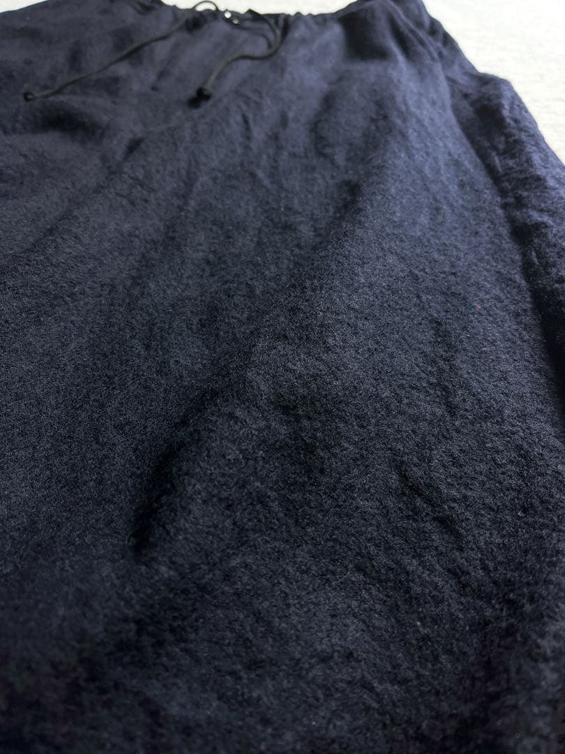 【Y's】ウール100% 2way アシンメトリーサルエルパンツ 変形スカート