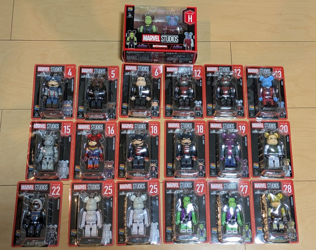 marvel ベアブリック 19体セット
